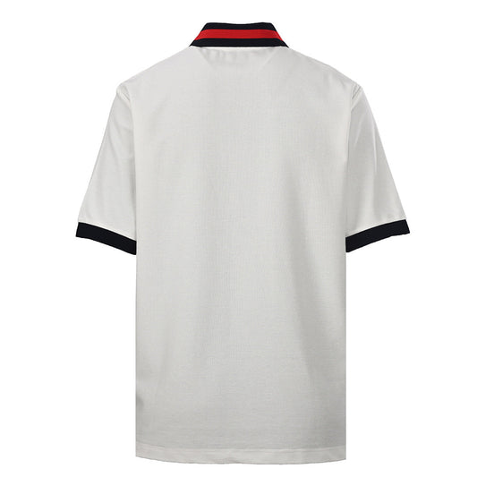 Gucci Double G Embroidered Polo Shirt