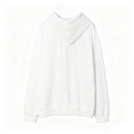 Maison Margiela Red Embroidered Numeric Sequence Pullover Hoodie — White