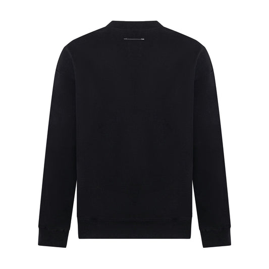 Maison Margiela MM6 Number Print Crewneck Sweatshirt
