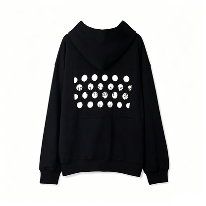 Maison Margiela Numeric Circle Matrix Back Graphic Pullover Hoodie