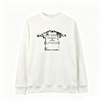 Maison Margiela x Supreme T-Shirt Graphic Crewneck Sweatshirt