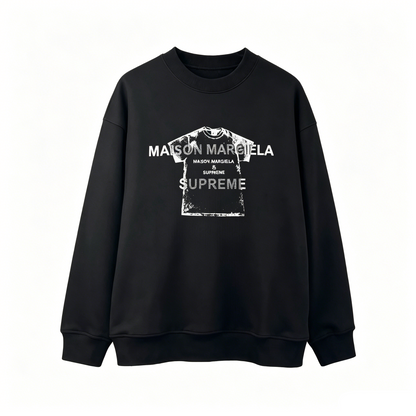 Maison Margiela x Supreme T-Shirt Graphic Crewneck Sweatshirt