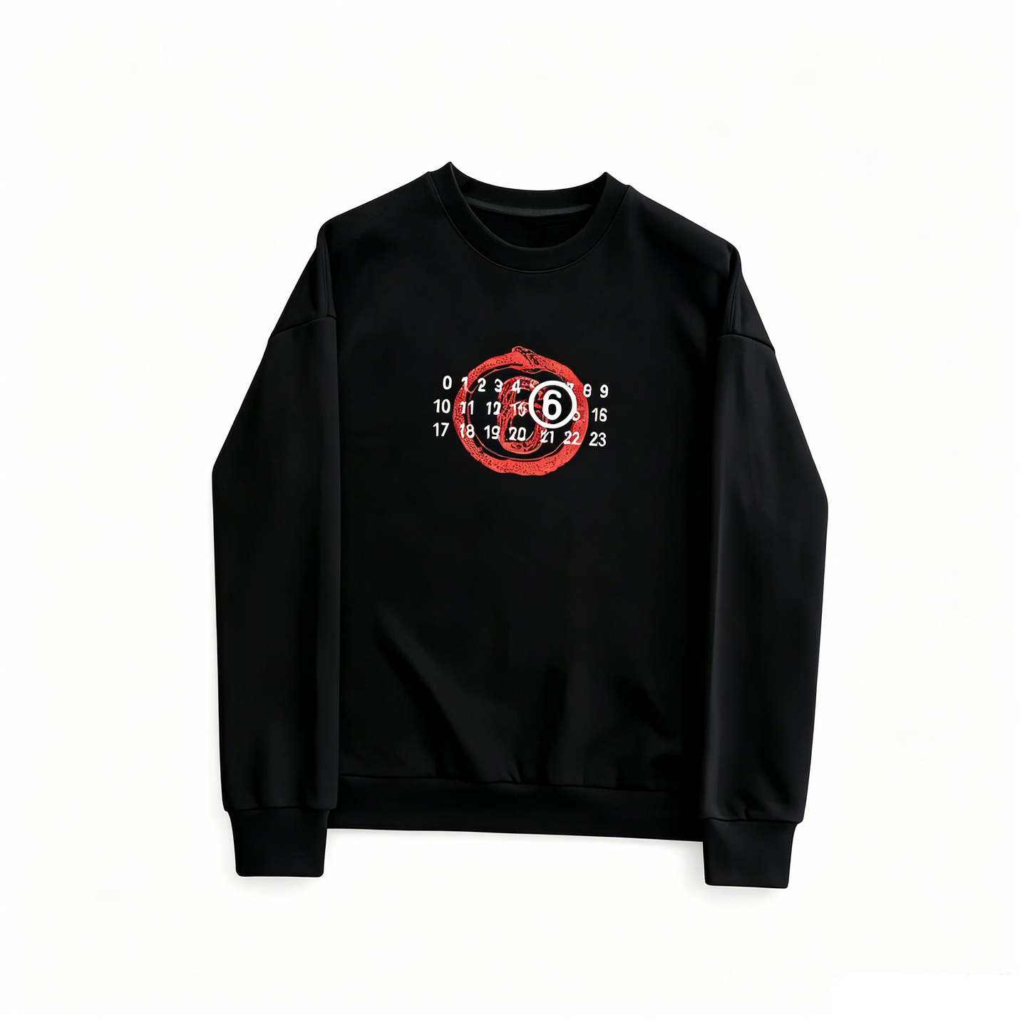 Maison Margiela MM6 Number Print Crewneck Sweatshirt