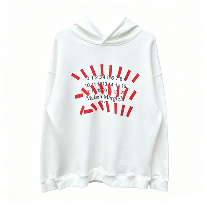 Maison Margiela Number Print Hoodie
