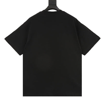Gucci Ink-Brush Stroke Graffiti Lettering Short-Sleeve T-Shirt