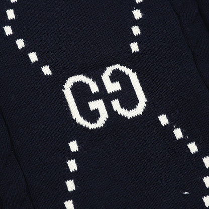 GUCCI Double G Knitted Polo Sweater