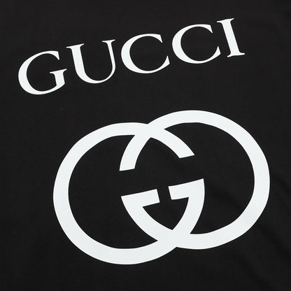 Gucci Classic Interlocking Double G Print Short-Sleeve Top
