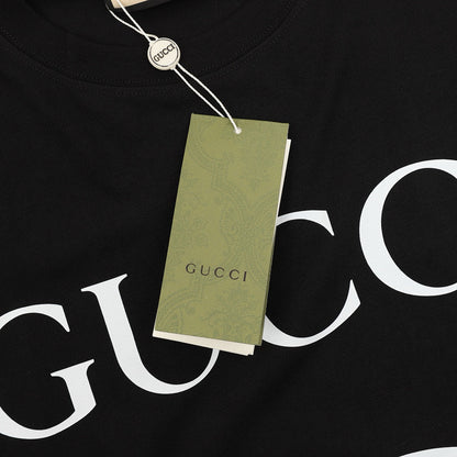Gucci Classic Interlocking Double G Print Short-Sleeve Top