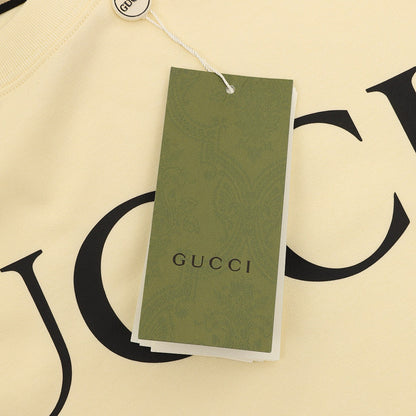 Gucci Classic Interlocking Double G Print Short-Sleeve Top