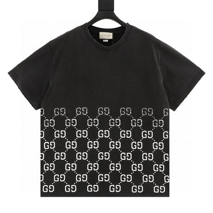 GUCCI Double GG Print Gradient T-Shirt