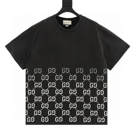 GUCCI Double GG Print Gradient T-Shirt
