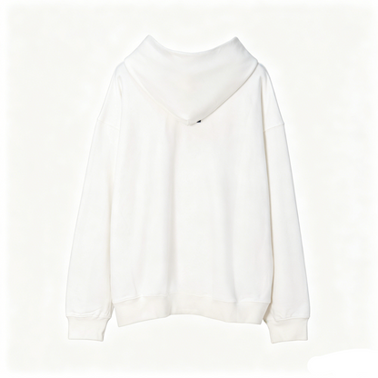 Maison Margiela Brushstroke Overlay Numeric Print Pullover Hoodie