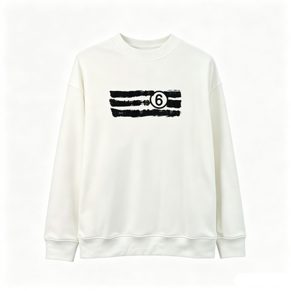 Maison Margiela MM6 Number Print Crewneck Sweatshirt
