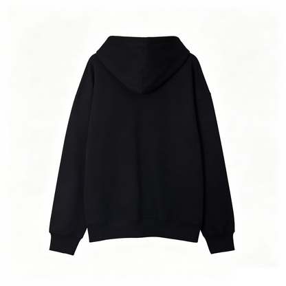 Maison Margiela Brushstroke Overlay Numeric Print Pullover Hoodie