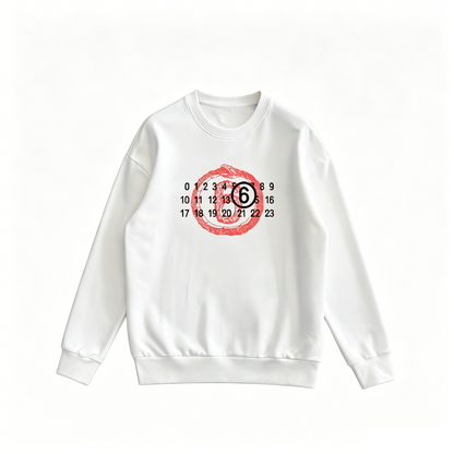 Maison Margiela MM6 Number Print Crewneck Sweatshirt