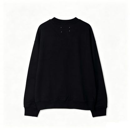 Maison Margiela Upside-Down Logo Crewneck Sweatshirt