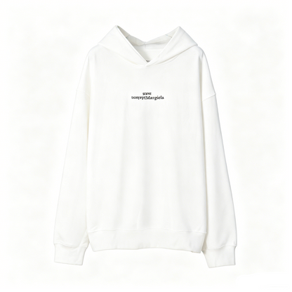 Maison Margiela Mirrored Inverted Logo Pullover Hoodie